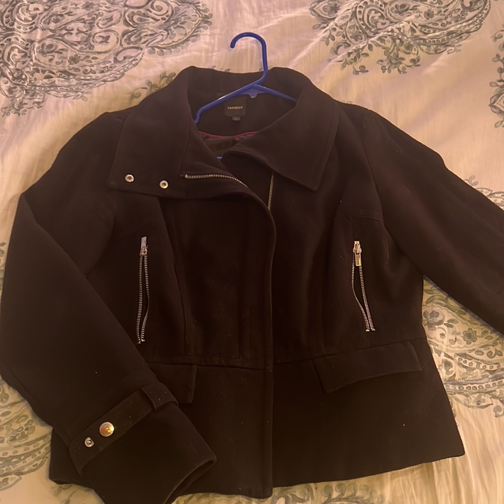 Pea coat Motorcycle style cut size L